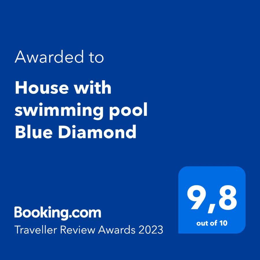 House With Swimming Pool Blue Diamond Leilighet Povljana Eksteriør bilde