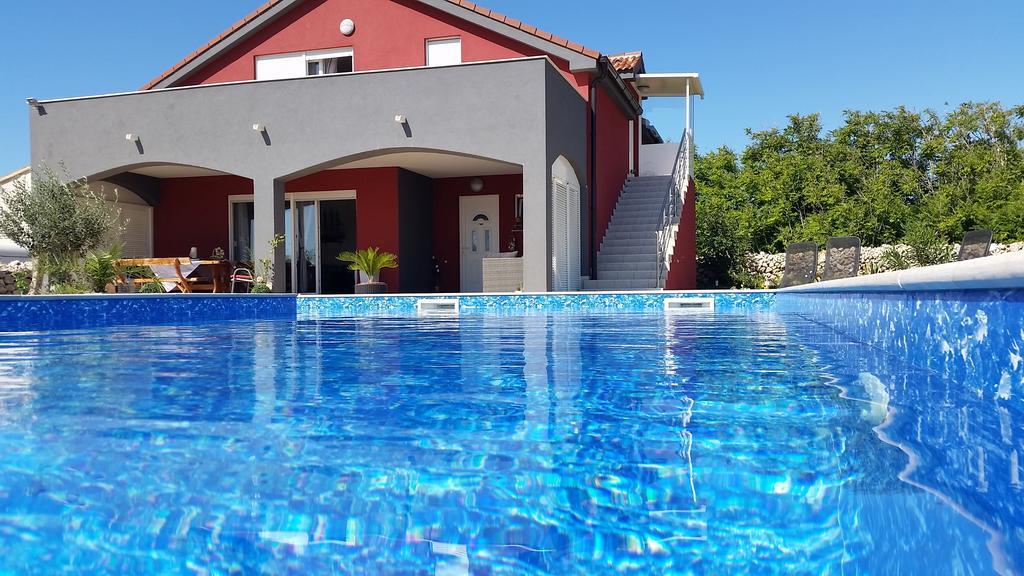 House With Swimming Pool Blue Diamond Leilighet Povljana Eksteriør bilde